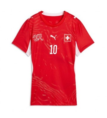 Schweiz Granit Xhaka #10 Hjemmebanetrøje Dame VM 2026 Kortærmet